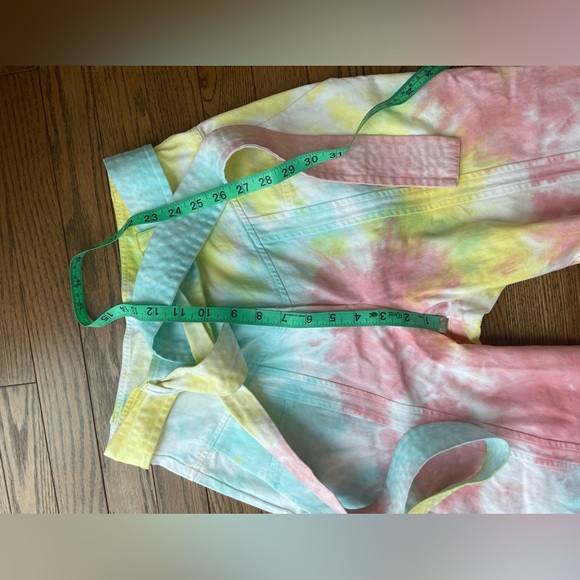 LOVESHACKFANCY Tao Pant Rainbow Radial Tie Dye Read Description - Picture 15 of 16